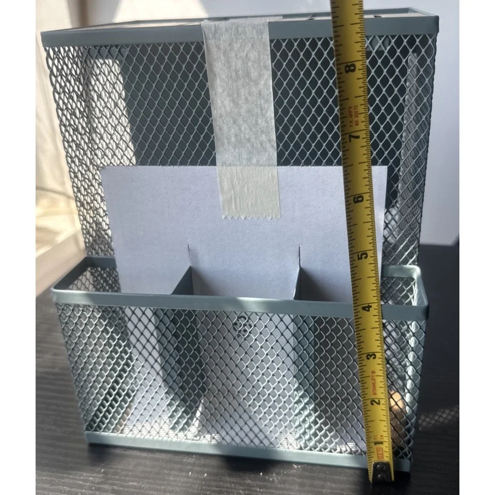 IKEA VIMPELFISK Bamboo And Metal Block Knife Holder‎ Kitchen Office Organizer